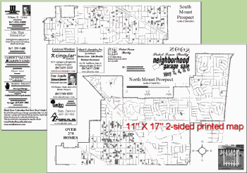 Large printed map